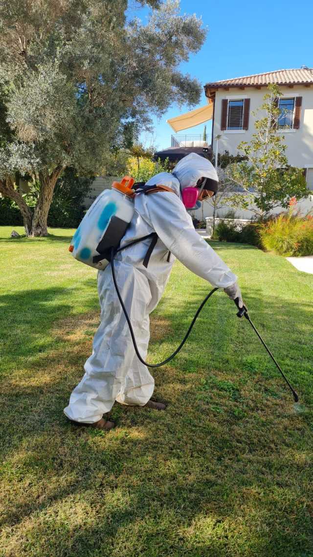 הכנת הגינה לקיץ - ריסוס והדברת מזיקים - הקו הירוק - גינון יוקרה במרכז הארץ